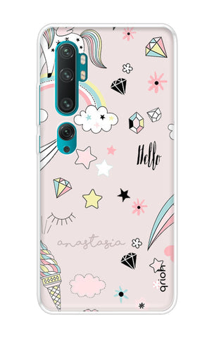 Unicorn Doodle Soft Cover For Xiaomi Mi Note 10 Pro