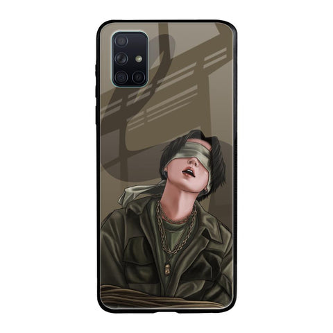 Blind Fold Glossy Case for Samsung Galaxy A51
