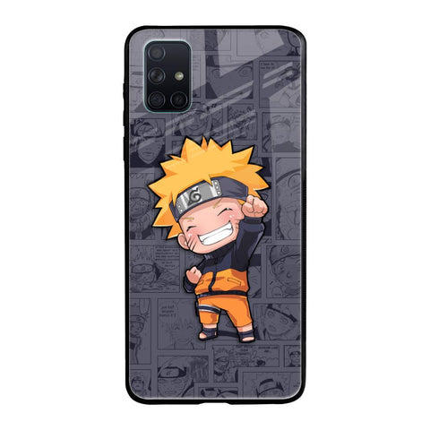 Orange Chubby Glossy Case for Samsung Galaxy A51