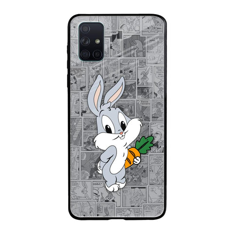 Cute Baby Bunny Glossy Case for Samsung Galaxy A51