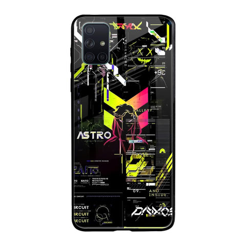 Astro Glitch Glossy Case for Samsung Galaxy A51