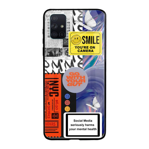 Smile for Camera Glossy Case for Samsung Galaxy A51