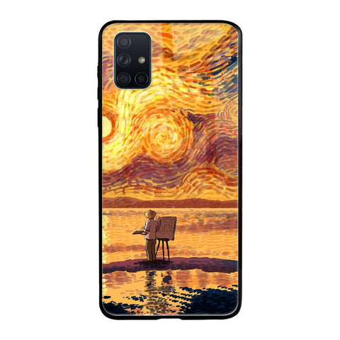 Sunset Vincent Glossy Case for Samsung Galaxy A51