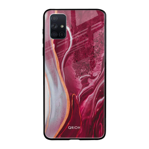 Crimson Ruby Glossy Case for Samsung Galaxy A51