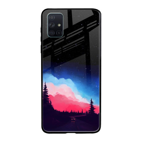 Drive In Dark Glossy Case For Samsung Galaxy A51