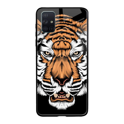 Angry Tiger Glossy Case For Samsung Galaxy A51