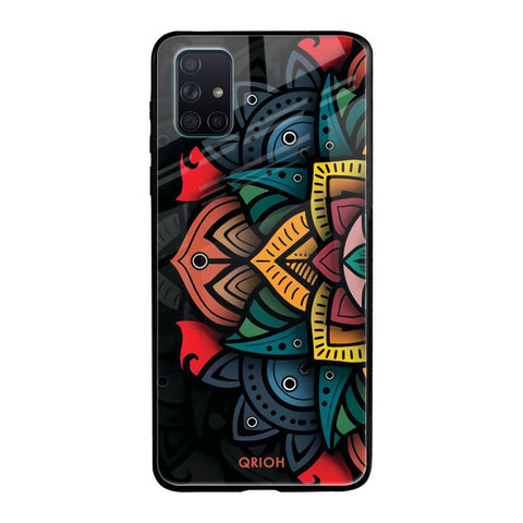 Retro Gorgeous Flower Glossy Case for Samsung Galaxy A51