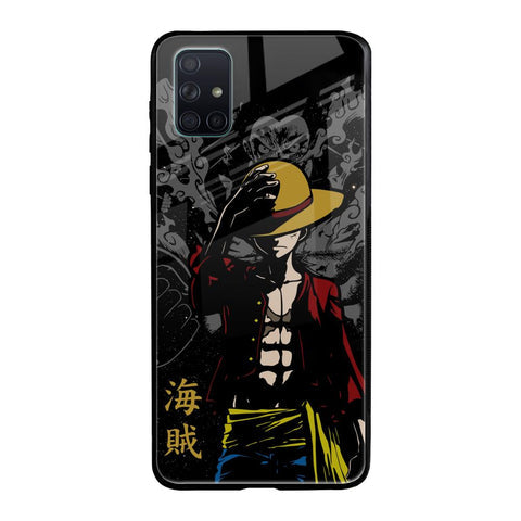 Dark Luffy Glossy Case for Samsung Galaxy A51