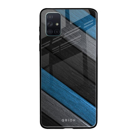 Multicolor Wooden Effect Glossy Case for Samsung Galaxy A51