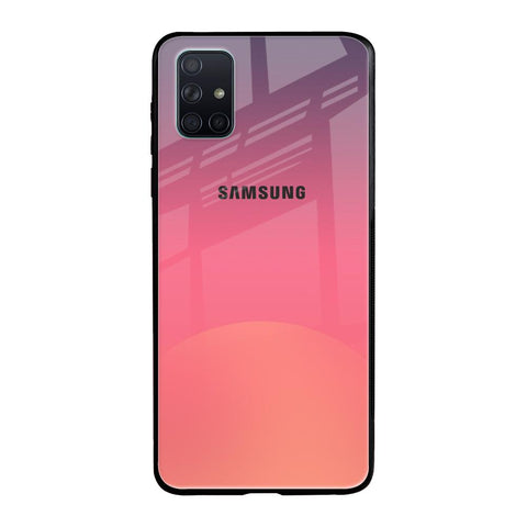 Sunset Orange Glossy Case for Samsung Galaxy A51