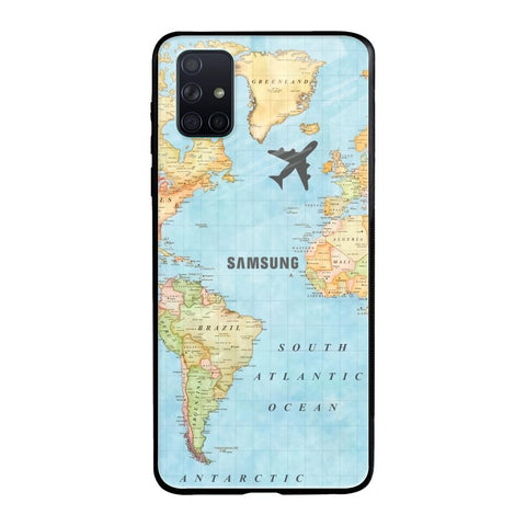 Fly Around The World Glossy Case for Samsung Galaxy A51
