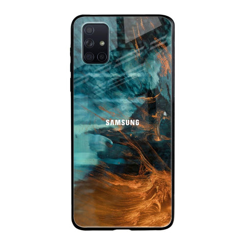 Golden Splash Glossy Case for Samsung Galaxy A51