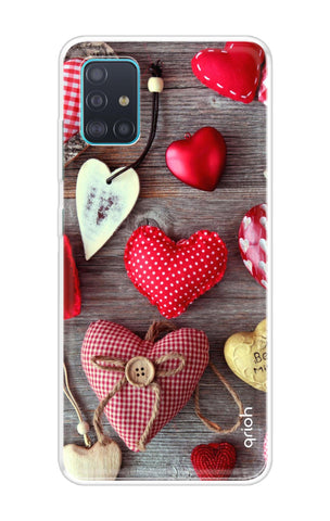 Valentine Hearts Soft Cover for Samsung Galaxy A51