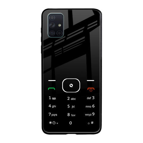 Classic Keypad Pattern Glossy Case for Samsung Galaxy A71