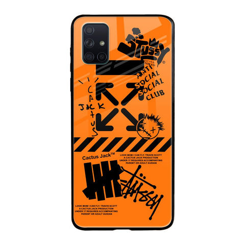 Anti Social Club Glossy Case for Samsung Galaxy A71