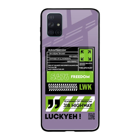 Run & Freedom Glossy Case for Samsung Galaxy A71