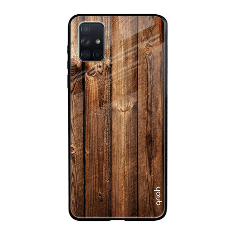 Timber Printed Glossy case for Samsung Galaxy A71