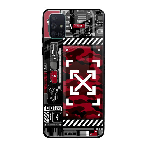 Technology Art Glossy Case for Samsung Galaxy A71
