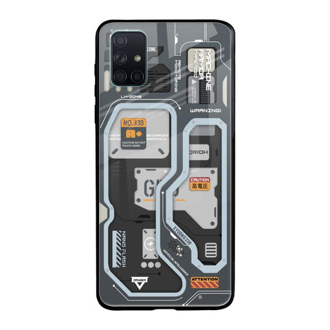 Retro Futuristic Glossy Case for Samsung Galaxy A71