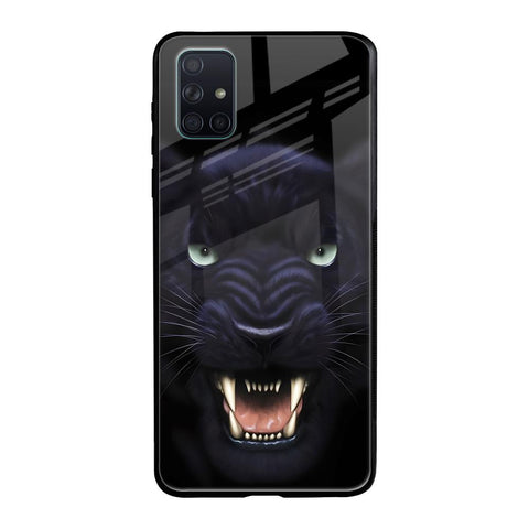 Angry Black Leopard Glossy Case for Samsung Galaxy A71