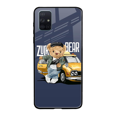 Adventurous Bear Glossy Case for Samsung Galaxy A71