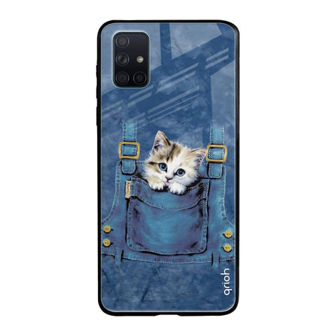 Kitty In Pocket Glossy Case For Samsung Galaxy A71