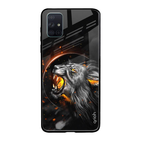 Aggressive Lion Glossy Case for Samsung Galaxy A71