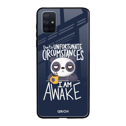 Struggling Panda Glossy Case for Samsung Galaxy A71