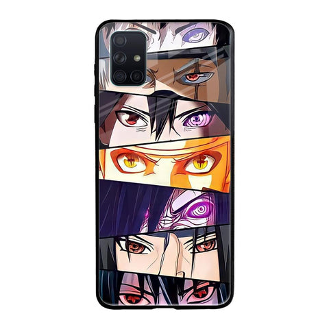 Anime Eyes Glossy Case for Samsung Galaxy A71