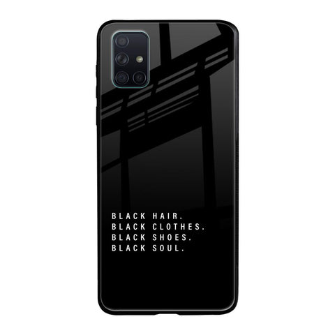 Black Soul Glossy Case for Samsung Galaxy A71