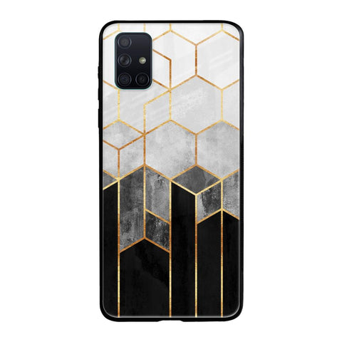 Tricolor Pattern Glossy Case for Samsung Galaxy A71