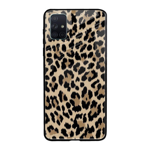 Leopard Seamless Glossy Case For Samsung Galaxy A71