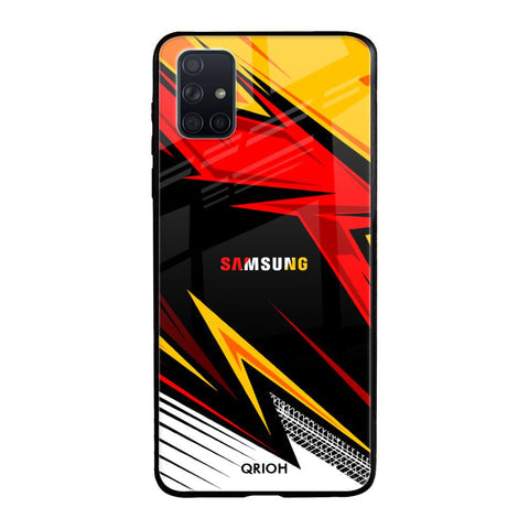 Race Jersey Pattern Glossy Case For Samsung Galaxy A71