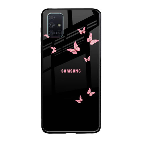 Fly Butterfly Glossy Case for Samsung Galaxy A71