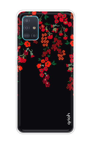 Floral Deco Soft Cover For Samsung Galaxy A71