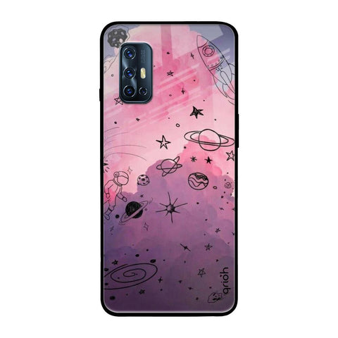 Space Doodles Glossy Case for Vivo V17
