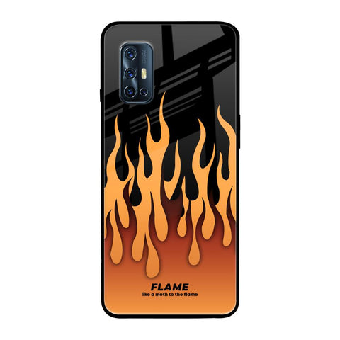Fire Flame Glossy Case for Vivo V17