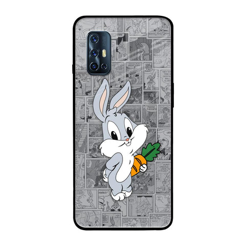 Cute Baby Bunny Glossy Case for Vivo V17