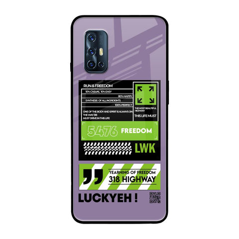 Run & Freedom Glossy Case for Vivo V17