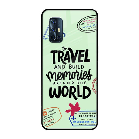 Travel Stamps Glossy Case for Vivo V17