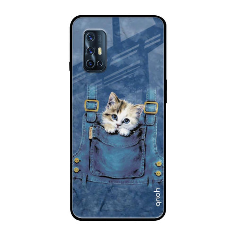 Kitty In Pocket Glossy Case For Vivo V17