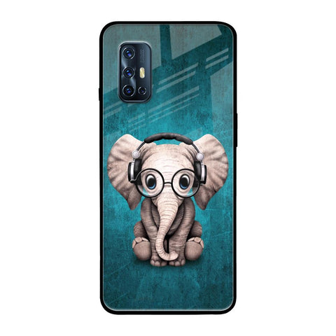 Adorable Baby Elephant Glossy Case For Vivo V17