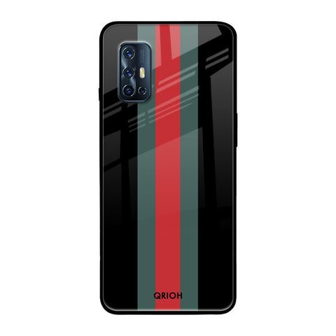 Vertical Stripes Glossy Case for Vivo V17