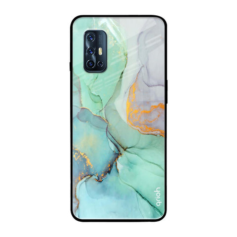 Green Marble Glossy case for Vivo V17