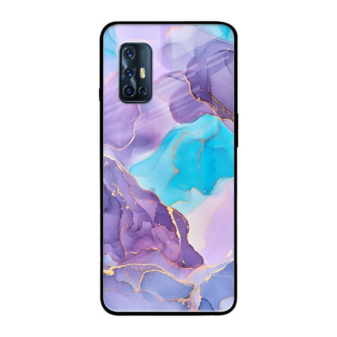 Alcohol ink Marble Glossy Case for Vivo V17