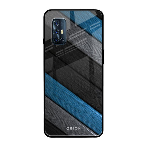 Multicolor Wooden Effect Glossy Case for Vivo V17