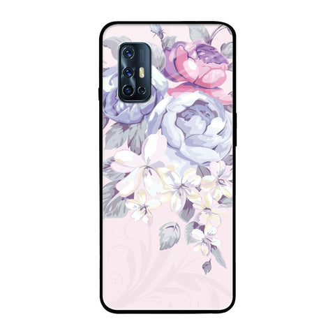 Elegant Floral Glossy case for Vivo V17