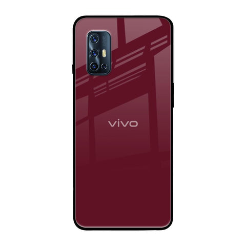 Classic Burgundy Glossy Case for Vivo V17