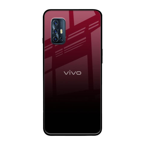 Wine Red Glossy Case For Vivo V17