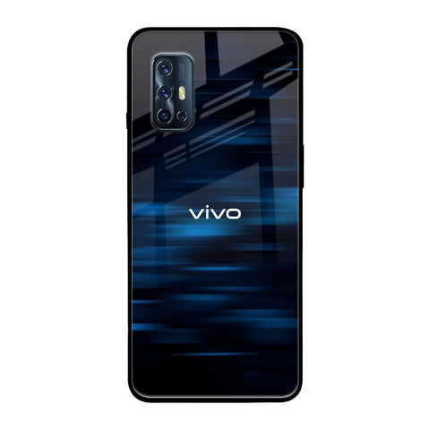 Blue Rough Abstract Glossy Case for Vivo V17